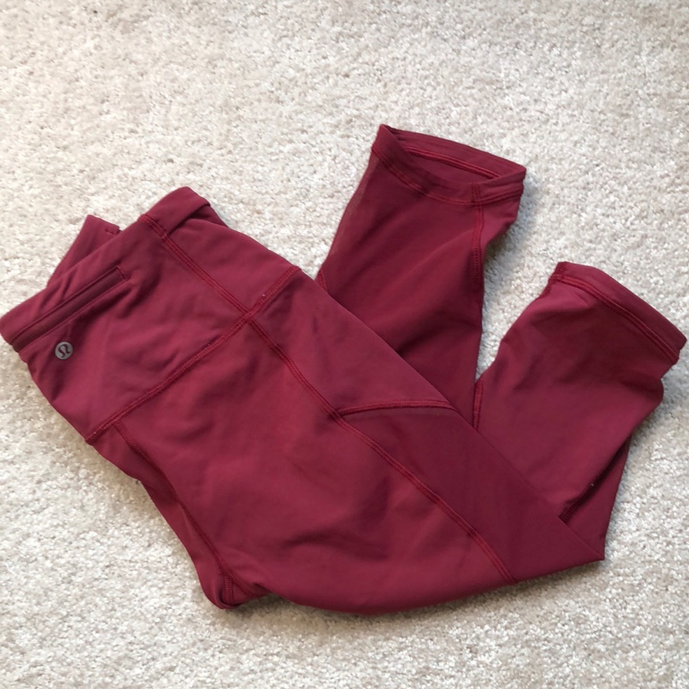 Lululemon cropped running legging